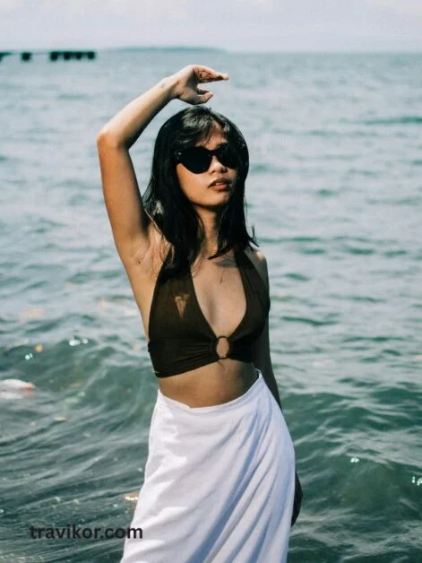 Beachy -Wrap- Skirt -+ -Swimsuit