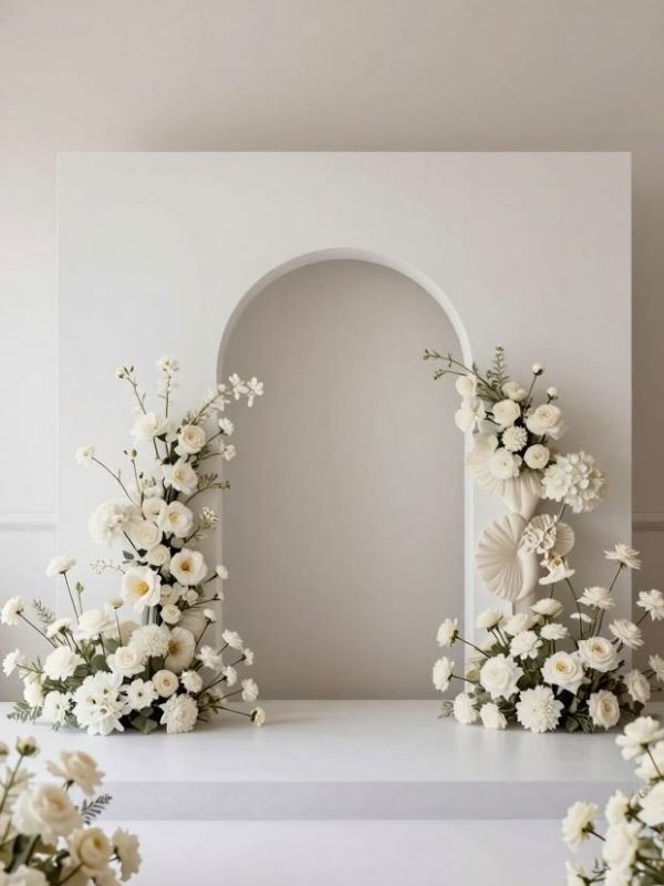 Minimalist-Wedding-Backdrops-With-Clean-Lines