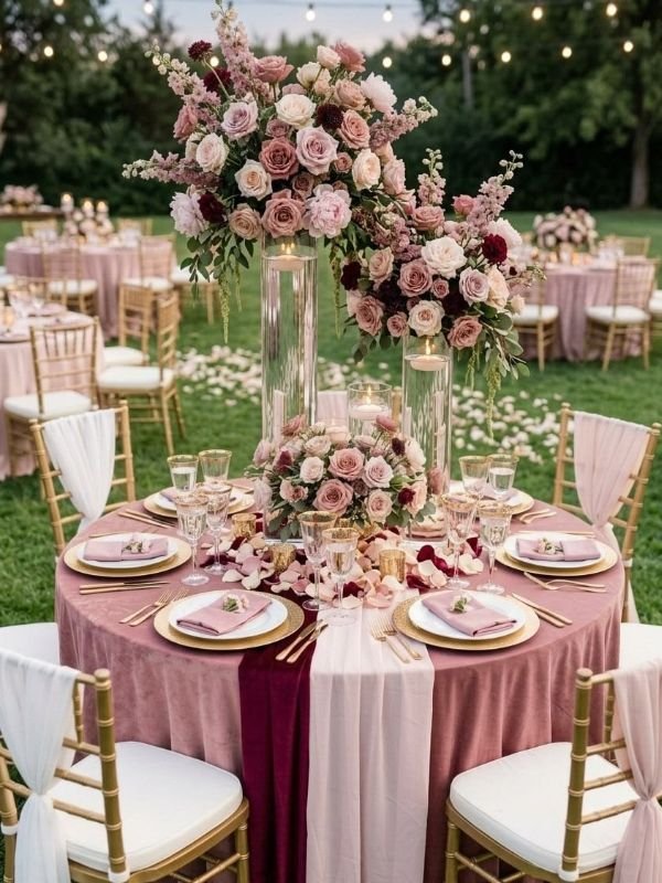 Table-Runners-for-wedding-table-decorations