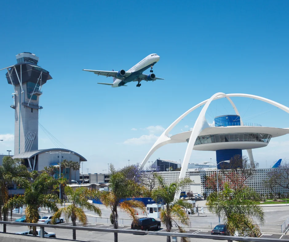Distance from Los Angeles Airport to Downtown
